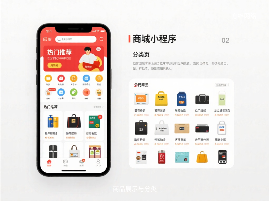 商品展示與分類